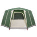 Cabinetent 6-Personen met dak Groen 425 x 396 x 222 cm