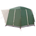 Cabinetent 6-Personen met dak Groen 425 x 396 x 222 cm