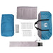 Cabinetent 6-Personen met dak Blauw 425 x 396 x 222 cm