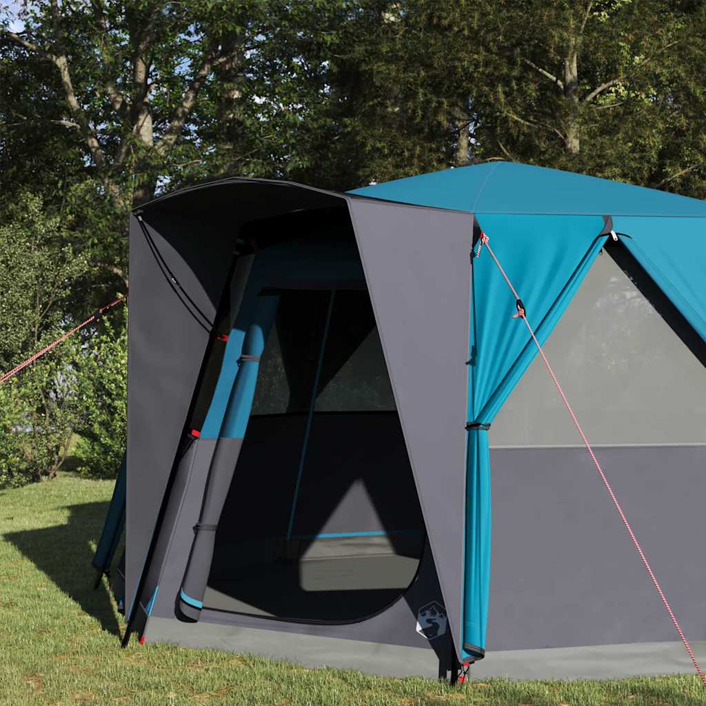 Cabinetent 6-Personen met dak Blauw 425 x 396 x 222 cm