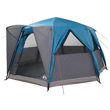Cabinetent 6-Personen met dak Blauw 425 x 396 x 222 cm