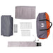 Cabinetent 6-Personen Grijs en Oranje 425 x 396 x 222 cm