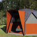 Cabinetent 6-Personen Grijs en Oranje 425 x 396 x 222 cm
