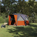 Cabinetent 6-Personen Grijs en Oranje 425 x 396 x 222 cm