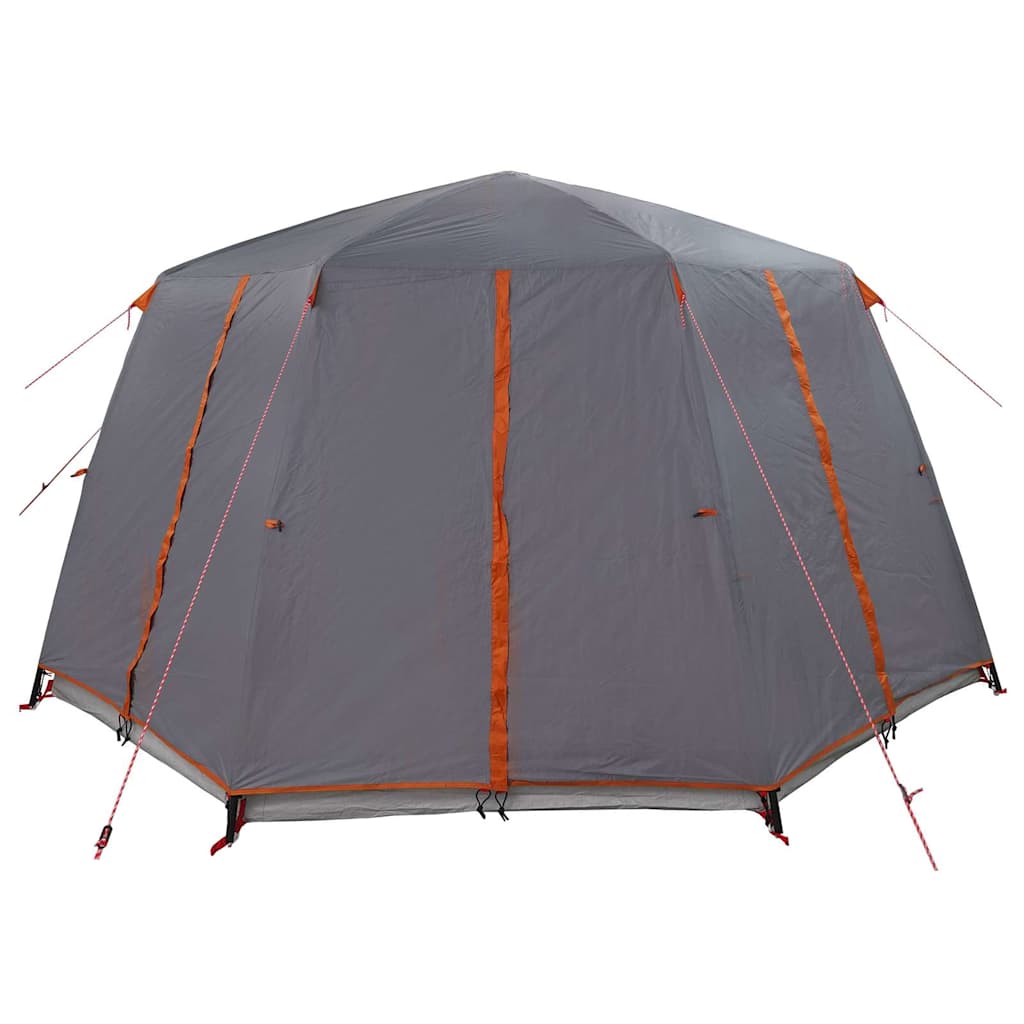 Cabinetent 6-Personen Grijs en Oranje 425 x 396 x 222 cm