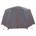 Cabinetent 6-Personen Grijs en Oranje 425 x 396 x 222 cm