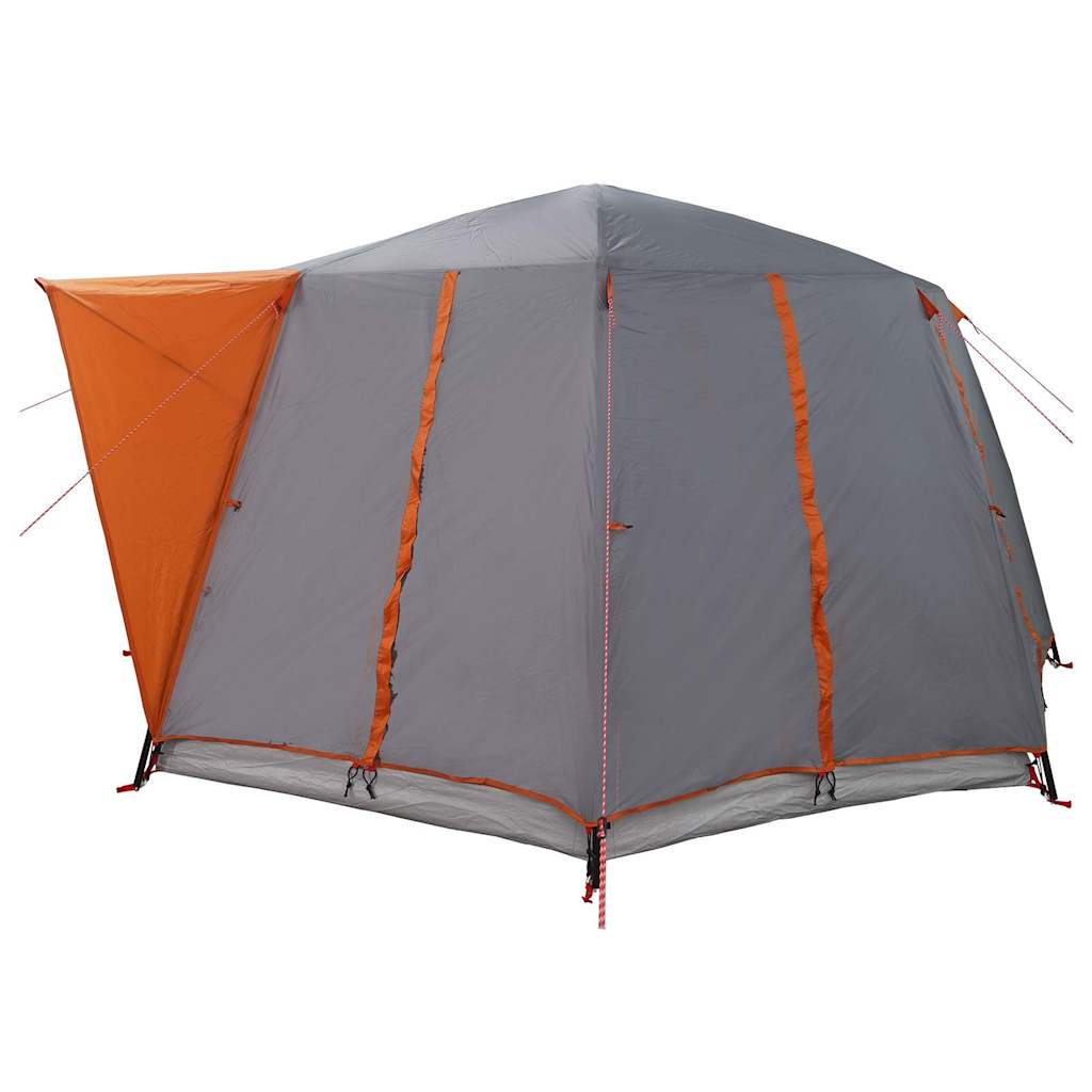 Cabinetent 6-Personen Grijs en Oranje 425 x 396 x 222 cm