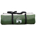 Cabine Tent 7-Persoons met dak Groen 400 x 350 x 212 cm
