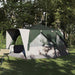 Cabine Tent 7-Persoons met dak Groen 400 x 350 x 212 cm