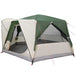 Cabine Tent 7-Persoons met dak Groen 400 x 350 x 212 cm
