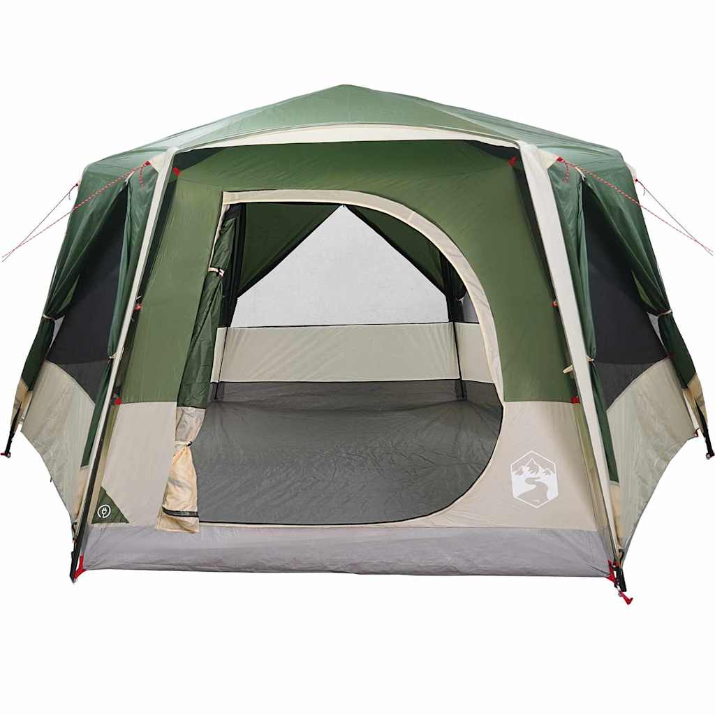Cabine Tent 7-Persoons met dak Groen 400 x 350 x 212 cm