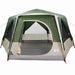 Cabine Tent 7-Persoons met dak Groen 400 x 350 x 212 cm