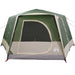 Cabine Tent 7-Persoons met dak Groen 400 x 350 x 212 cm