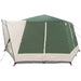 Cabine Tent 7-Persoons met dak Groen 400 x 350 x 212 cm