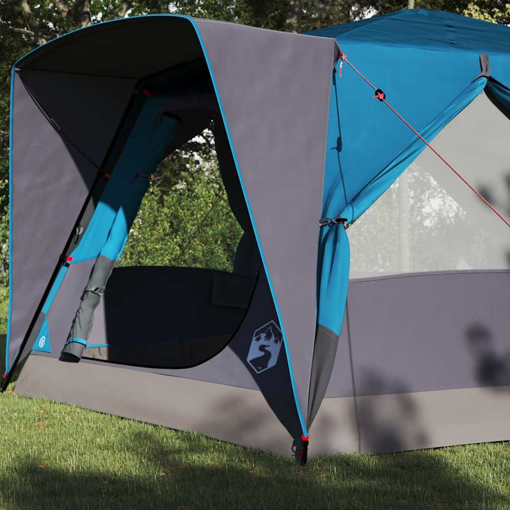 Cabine Tent 7-Persoons met dak Blauw 400 x 350 x 212 cm