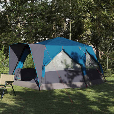 Cabine Tent 7-Persoons met dak Blauw 400 x 350 x 212 cm