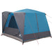 Cabine Tent 7-Persoons met dak Blauw 400 x 350 x 212 cm