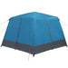 Cabine Tent 7-Persoons met dak Blauw 400 x 350 x 212 cm