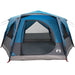 Cabine Tent 7-Persoons met dak Blauw 400 x 350 x 212 cm