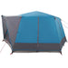 Cabine Tent 7-Persoons met dak Blauw 400 x 350 x 212 cm