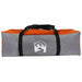 Cabine Tent 7-Persoons Grijs en Oranje 400 x 350 x 212 cm