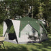 Cabine Tent 5-Persoon met dak Groen en Wit 333 x 317 x 194 cm