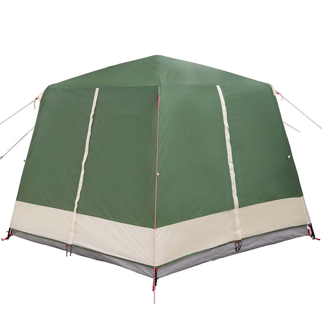 Cabine Tent 5-Persoon met dak Groen en Wit 333 x 317 x 194 cm