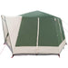 Cabine Tent 5-Persoon met dak Groen en Wit 333 x 317 x 194 cm
