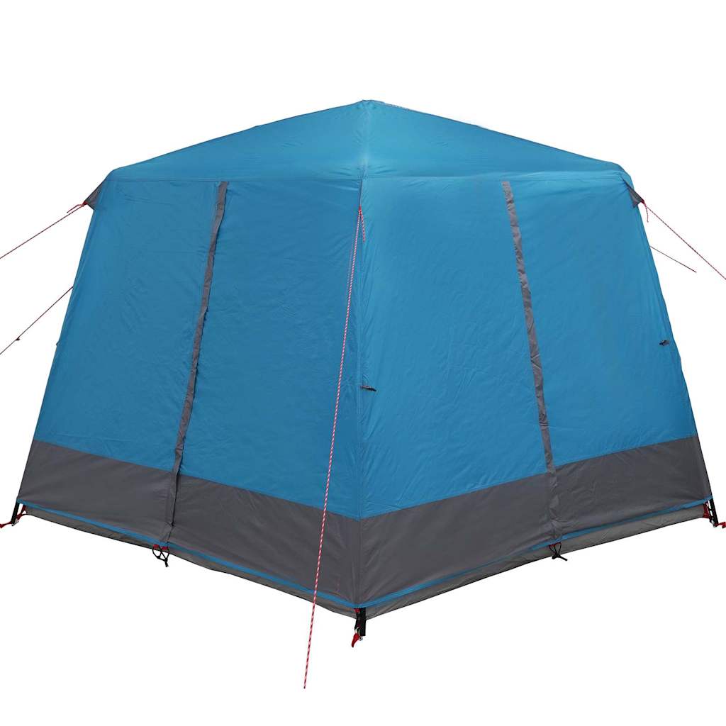 Cabine Tent 5-Persoon met dak Blauw en Grijs 333 x 317 x 194 cm