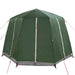 Cabine Tent 3-Persoon met dak Groen en Wit 320 x 320 x 203 cm