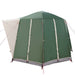 Cabine Tent 3-Persoon met dak Groen en Wit 320 x 320 x 203 cm