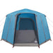 Cabine Tent 3-Persoon met dak Blauw en Grijs 320 x 320 x 203 cm