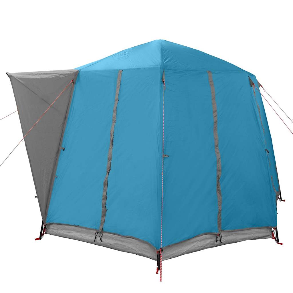 Cabine Tent 3-Persoon met dak Blauw en Grijs 320 x 320 x 203 cm