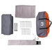 Cabine Tent 3-Persoon Grijs en Oranje 320 x 320 x 203 cm