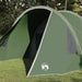 Tunnel Tent 4-Person met dak Groen en Wit 778 x 356 x 210 cm