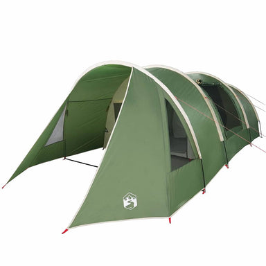 Tunnel Tent 4-Person met dak Groen en Wit 778 x 356 x 210 cm