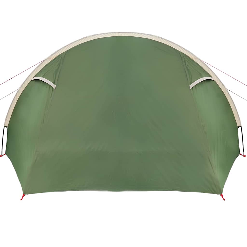 Tunnel Tent 4-Person met dak Groen en Wit 778 x 356 x 210 cm