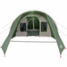 Tunnel Tent 4-Person met dak Groen en Wit 778 x 356 x 210 cm