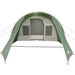 Tunnel Tent 4-Person met dak Groen en Wit 778 x 356 x 210 cm