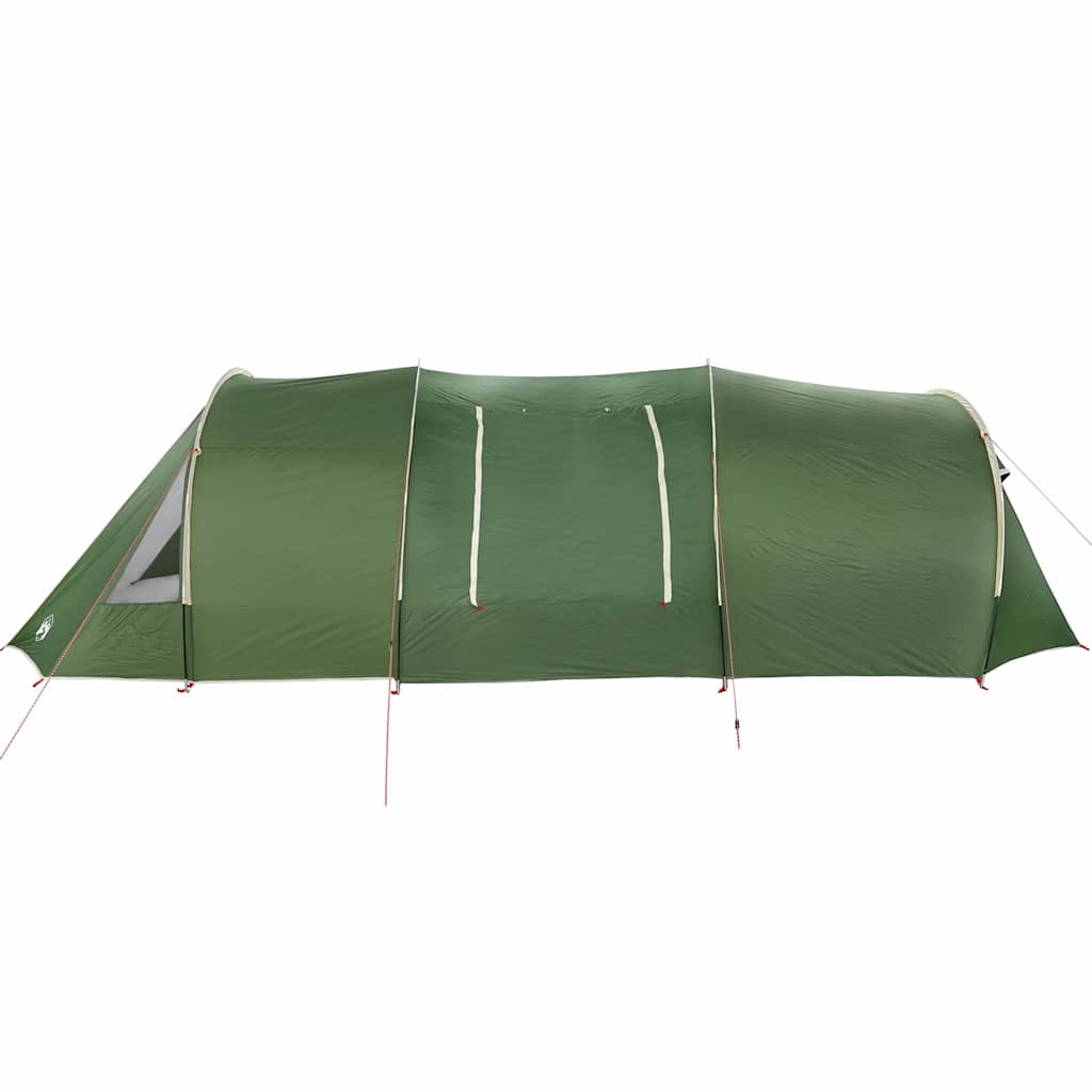 Tunnel Tent 4-Person met dak Groen en Wit 778 x 356 x 210 cm