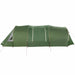 Tunnel Tent 4-Person met dak Groen en Wit 778 x 356 x 210 cm