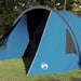Tunnel Tent 4-Person met dak Blauw en Grijs 778 x 356 x 210 cm