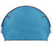 Tunnel Tent 4-Person met dak Blauw en Grijs 778 x 356 x 210 cm