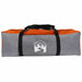 Tunnel Tent 4-Person met dak Grijs en Oranje 778 x 356 x 210 cm