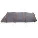 Tunnel Tent 4-Person met dak Grijs en Oranje 778 x 356 x 210 cm
