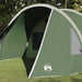 Tunnel Tent 5-Person met dak Groen en Wit 805 x 405 x 211 cm