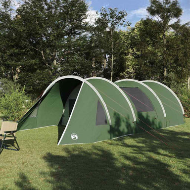 Tunnel Tent 5-Person met dak Groen en Wit 805 x 405 x 211 cm