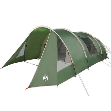 Tunnel Tent 5-Person met dak Groen en Wit 805 x 405 x 211 cm