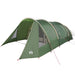 Tunnel Tent 5-Person met dak Groen en Wit 805 x 405 x 211 cm
