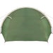 Tunnel Tent 5-Person met dak Groen en Wit 805 x 405 x 211 cm
